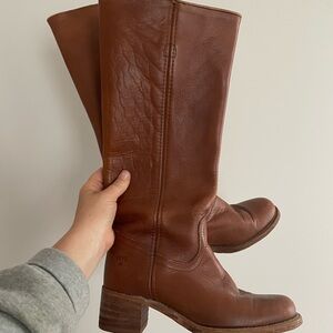 Vintage Frye Women's Brown Leather Boots